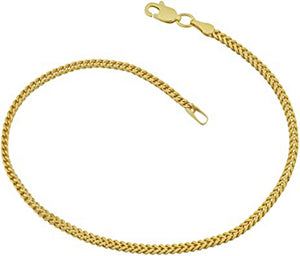 10K Gold Franco Bracelet