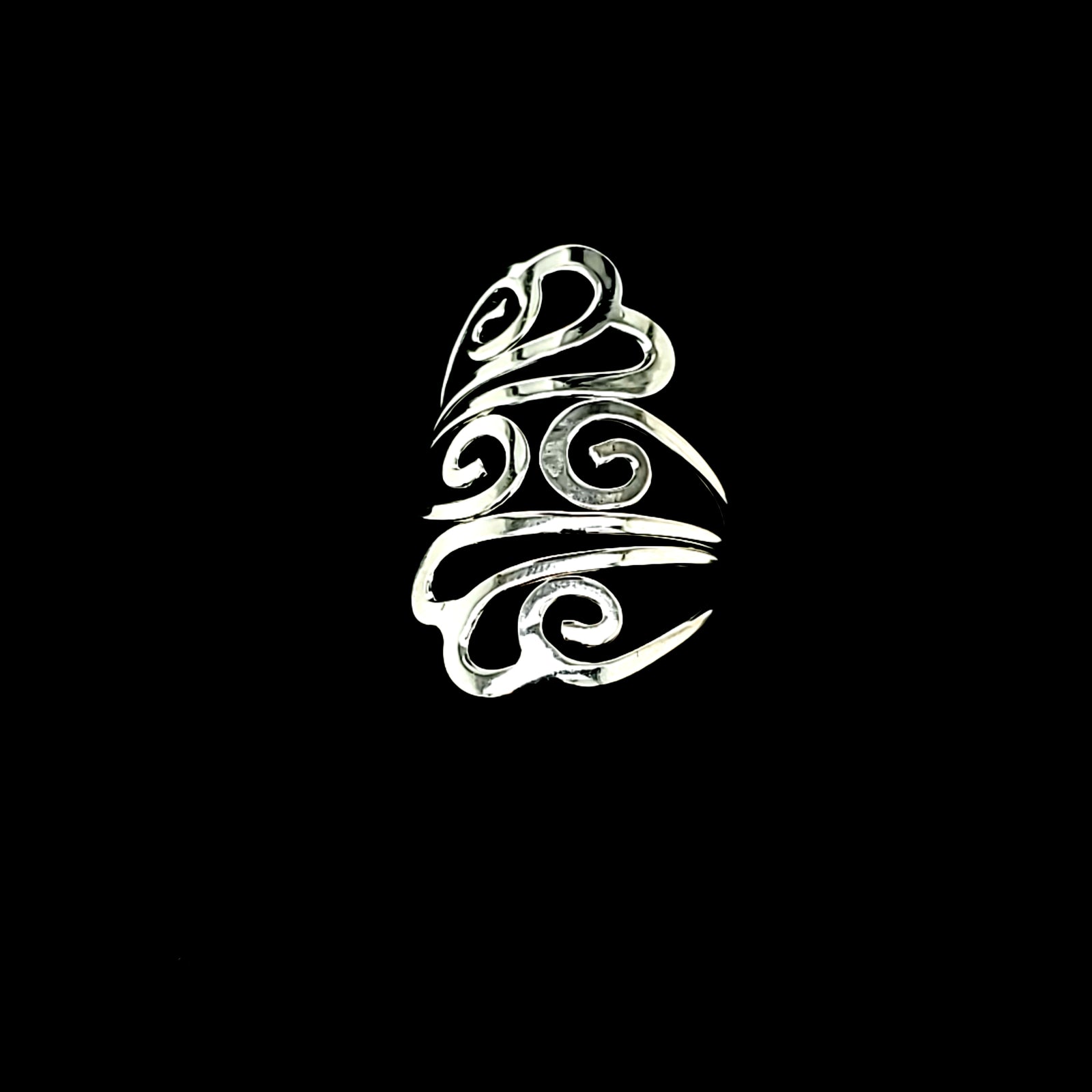 925 Silver Freeform Ring