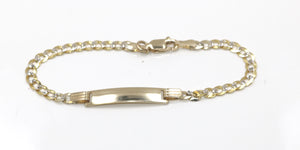 10K Gold Cuban ID Bracelet