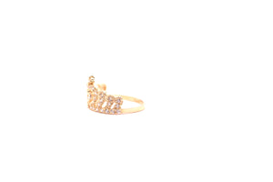 10K Gold Crown ring