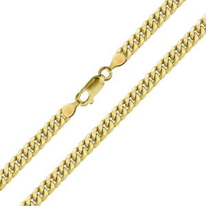 10K Gold Miami Cuban Anklet