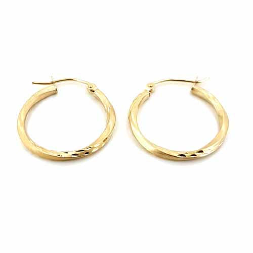 10k Gold Hoop Earrings