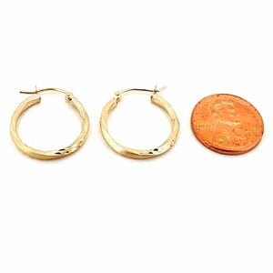 10k Gold Hoop Earrings
