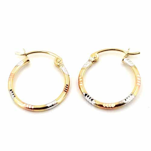 10k Gold Hoop Earrings