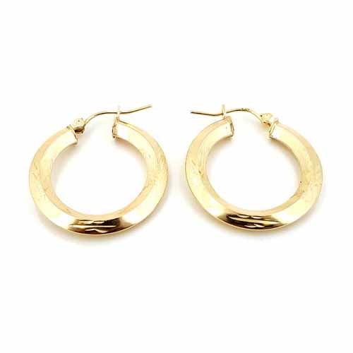 10k Gold Hoop Earrings