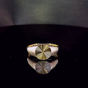 14K Solid Yellow Gold Signet Ring