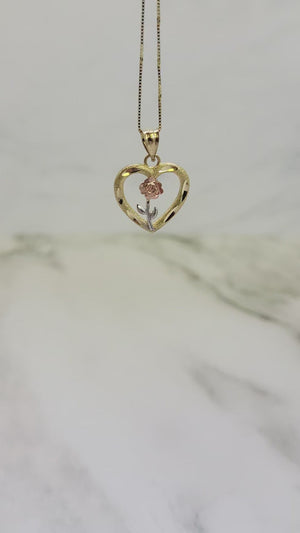 10K Gold Heart charm