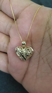 10K Gold Heart charm