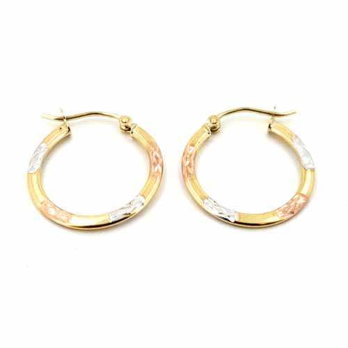 10k Gold Hoop Earrings